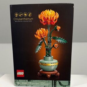 LEGO Botanical Collection Chrysanthemum with Orange and Green